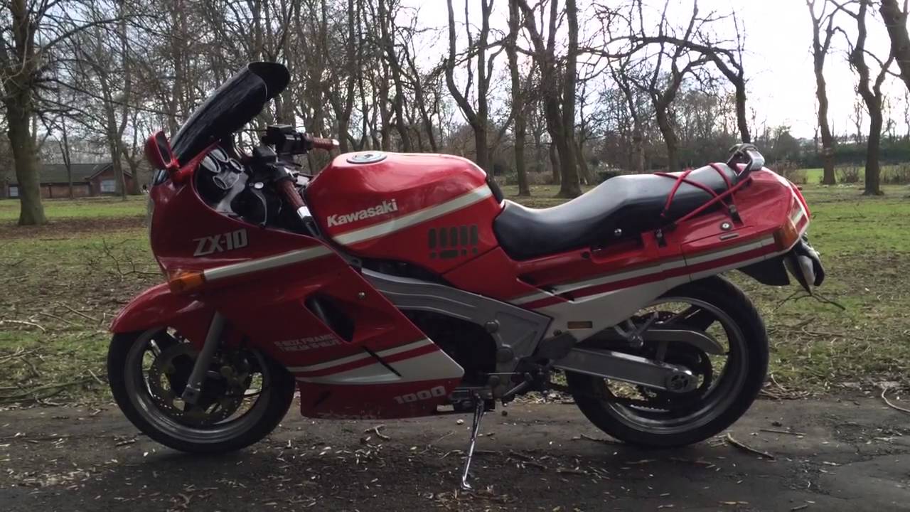 Introduction, Bike walk round & start up. (1989 Kawasaki ZX10) YouTube