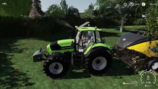 Farming Simulator 19; baling hay at Oakfield Farm with the Deutz Fahr 7250 TTV and New Holland Baler Farming Simulator 19; baling hay at Oakfield Farm with the Deutz Fahr 7250 TTV and New Holland Baler