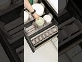 Maximize Space with Modular Dish Storage#feedshorts #shortvideo #diy