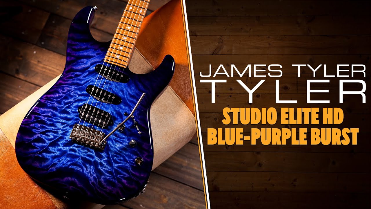 James Tyler Guitars | Studio Elite HD - Blue-Purple Burst - YouTube
