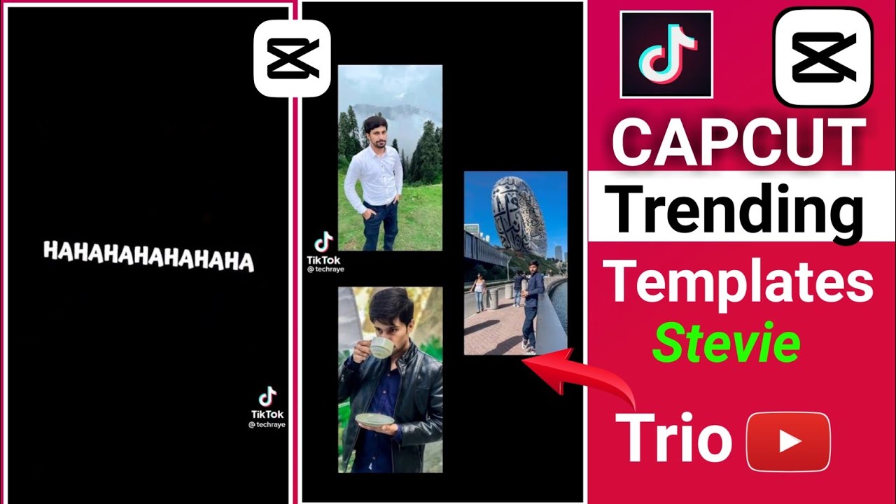 Capcut New Template Stevie Trio | Tik tok New Trend video editing | Tik ...