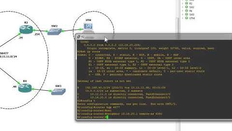 3. Advanced GNS3 Sophos UTM / Cisco BGP environment