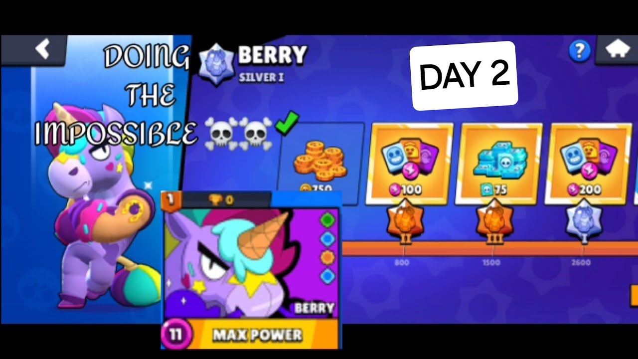 DAY 2 OF THIS DIFFICULT CHALLENGE OF BRAWL STARS - YouTube