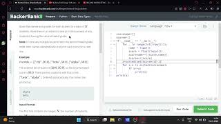 nested loop  | python | Hackerrank