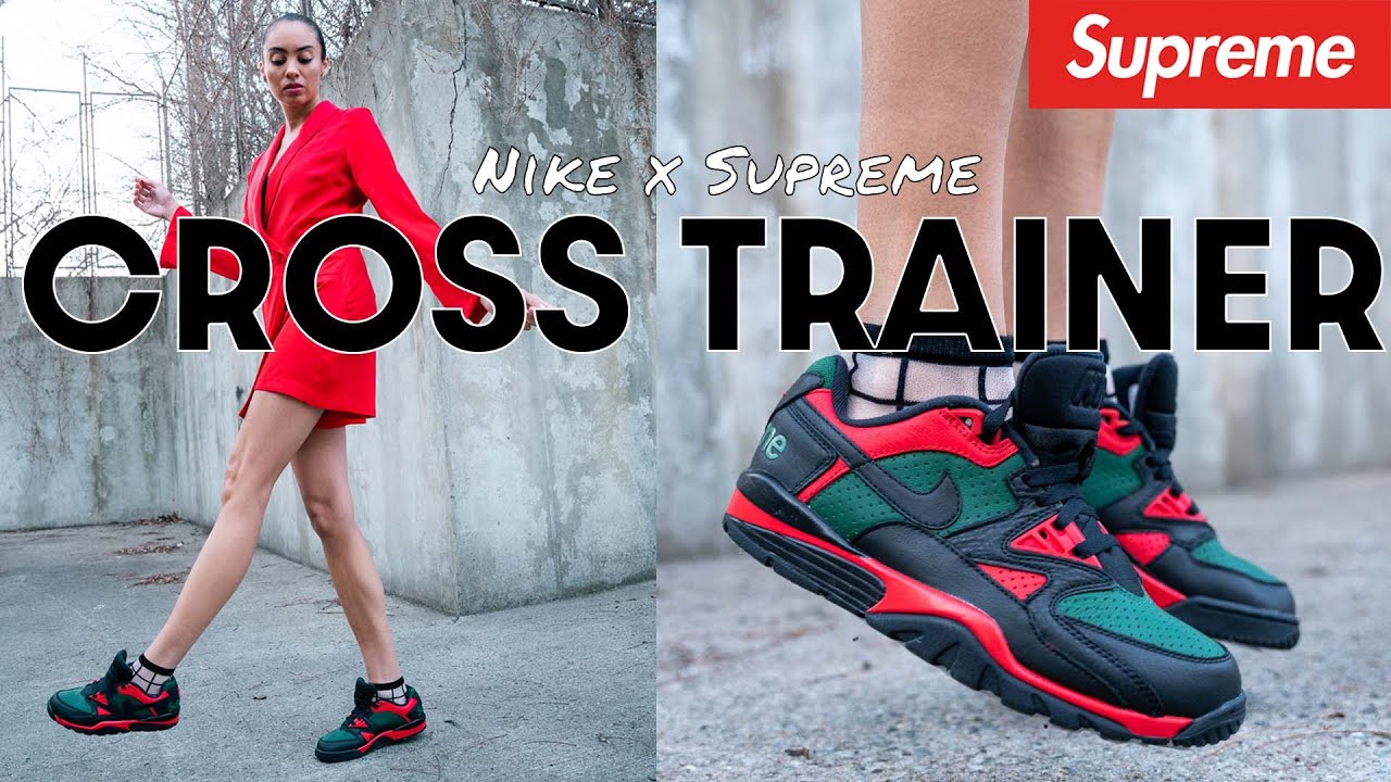 Nike x Supreme Cross Trainer 3 Low "Black Red Green" | Review