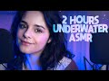 2h asmr for sleep  underwater ear to ear whispering  triggers you can close your eyes