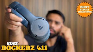 boAt Rockerz 411 | 40H Battery| 40ms Low Latency ⚡ | BT v5.4 | Best Wireless Headphones Under Budget