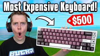 I Bought A $500 *CUSTOM* Keyboard, Then Tried It In Arena! (BROKEN)