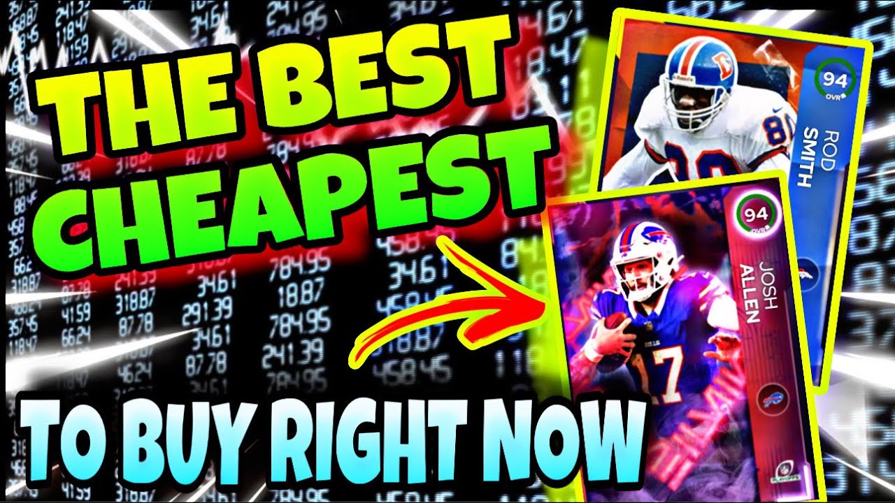 THE BEST CHEAPEST PLAYERS CARDS TO BUY RIGHT NOW MADDEN 24 BEST BUDGET