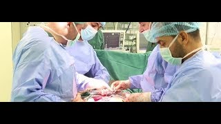 نجاح عملية جراحية فوق الكبرى لمريض مصاب بسرطان البروستات في مستشفى الامام زين العابدين (ع)