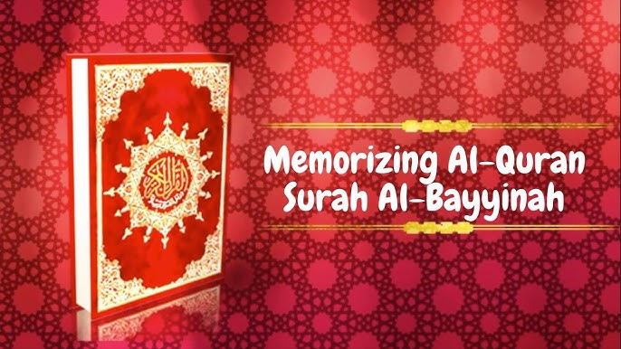 Learning Quran Surah Al Bayyinah With Asma Huda 