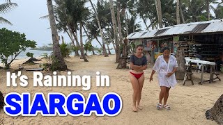 Siargao Island, Philippines  Rainy Walk in Paradise! Cloud 9 Siargao Surfing Area