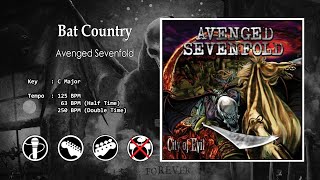 Avenged Sevenfold - Bat Country (Backing Track - No Drum)