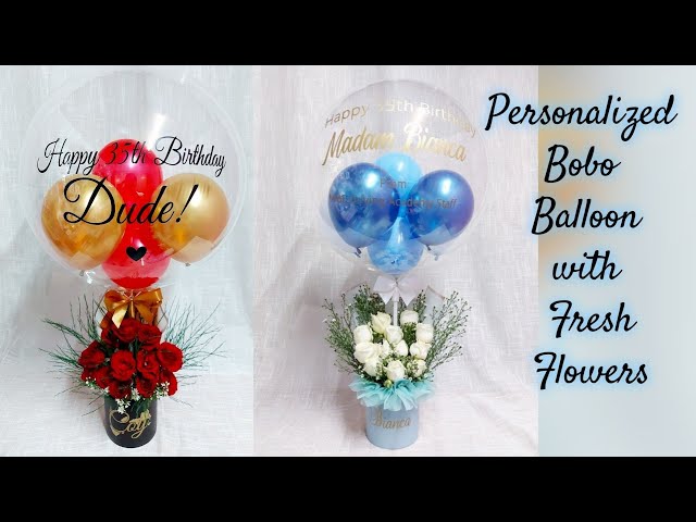 How to Make Bobo Balloon with Fresh Flowers 