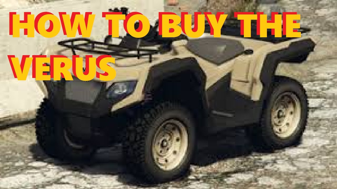 How to buy the verus in GTA 5 online - YouTube