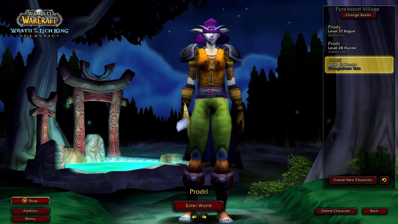 Speed leveling 1-80 Hunter Nightelf w RestedXP guide