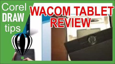 Unboxing of the Bamboo Wacom Tablet for CorelDraw use