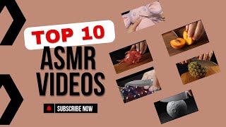 Top 10 asmr relaxing video| like labubu or kiwi slicing satisfying and relaxing #asmr #satisfying screenshot 4