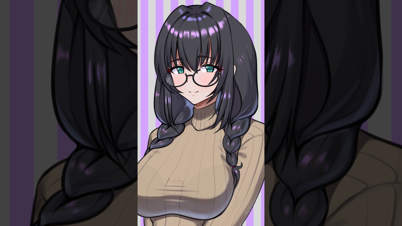 【メイキング?】タイムラプスを見せる気がない新キャラ「小野さん」の縦セターイラスト【オリキャラ】 #イラスト #オリキャラ #VTuber #きなアート #きなさんファミリー