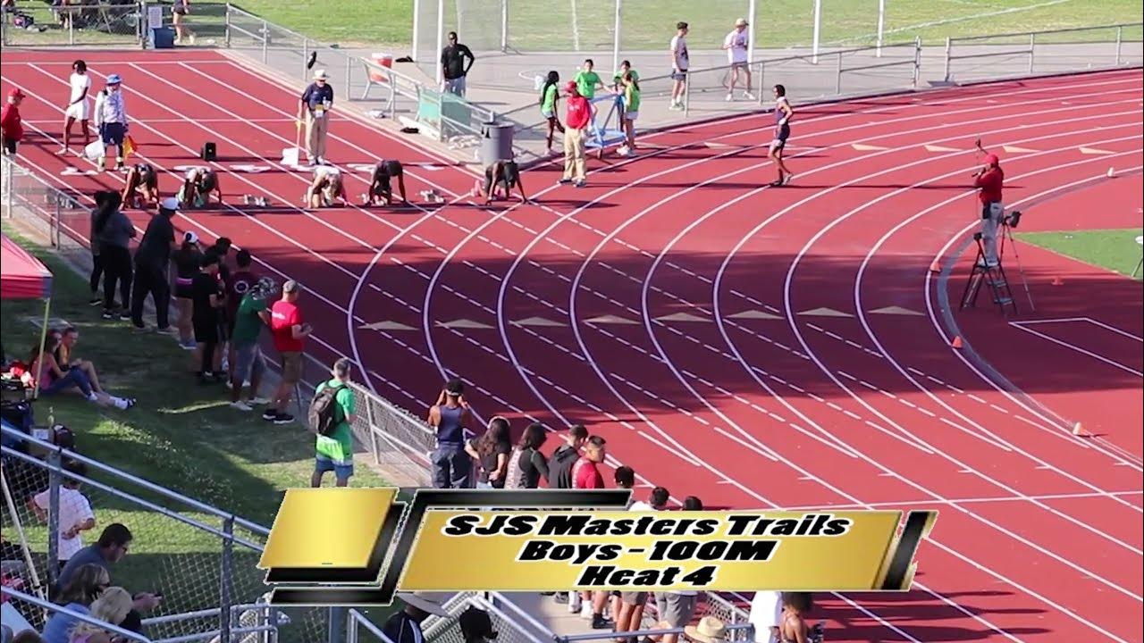2024 TF CIF SJS Masters Trials 100m (Boys Heat 4) YouTube