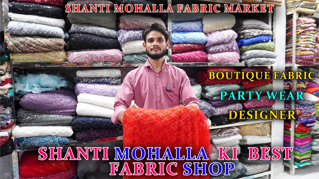 Shanti Mohalla Market | RS COTTS FAB | COTTON FABRIC | Designer Fabrics | BEST PRICE IN DELHI