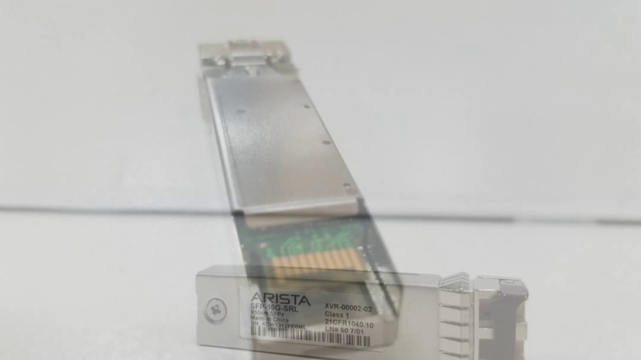 SFP+ 10Gbps 850nm Per Arista – Ricetrasmettitore Ottico, Aperto Mai Usato