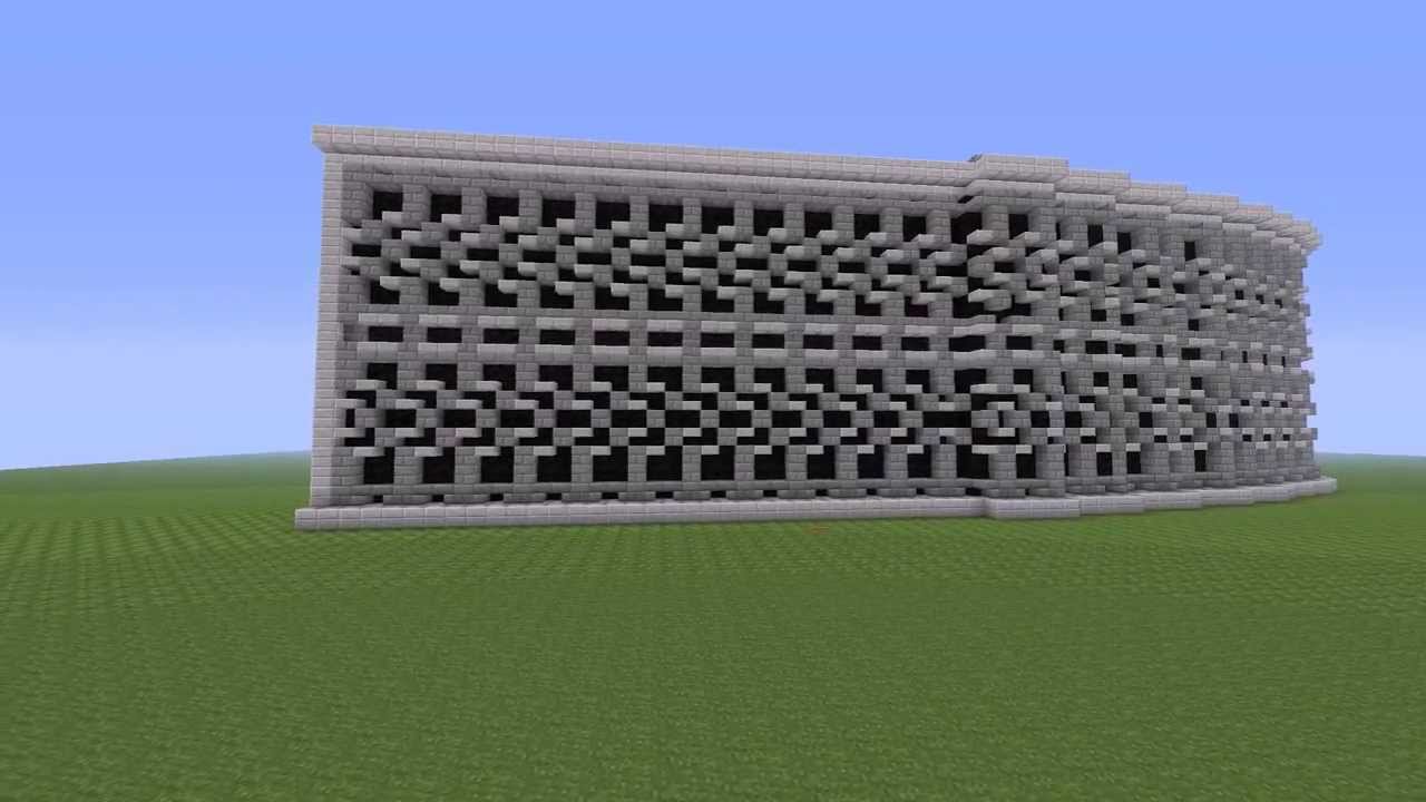 Minecraft Wall Design | Timelapse | Test By Proxymoar - YouTube