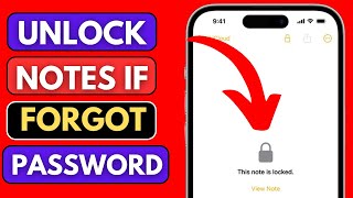 How to unlock notes on iPhone forgot password | How to Unlock Notes Password iF You Forgot Password