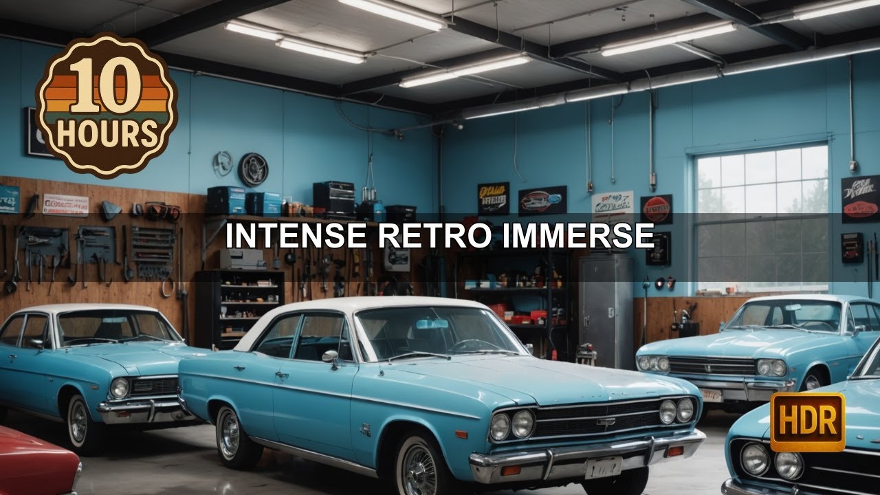 Old-School Garage Tools ♫ Sleep Better ♫ 10 Hours