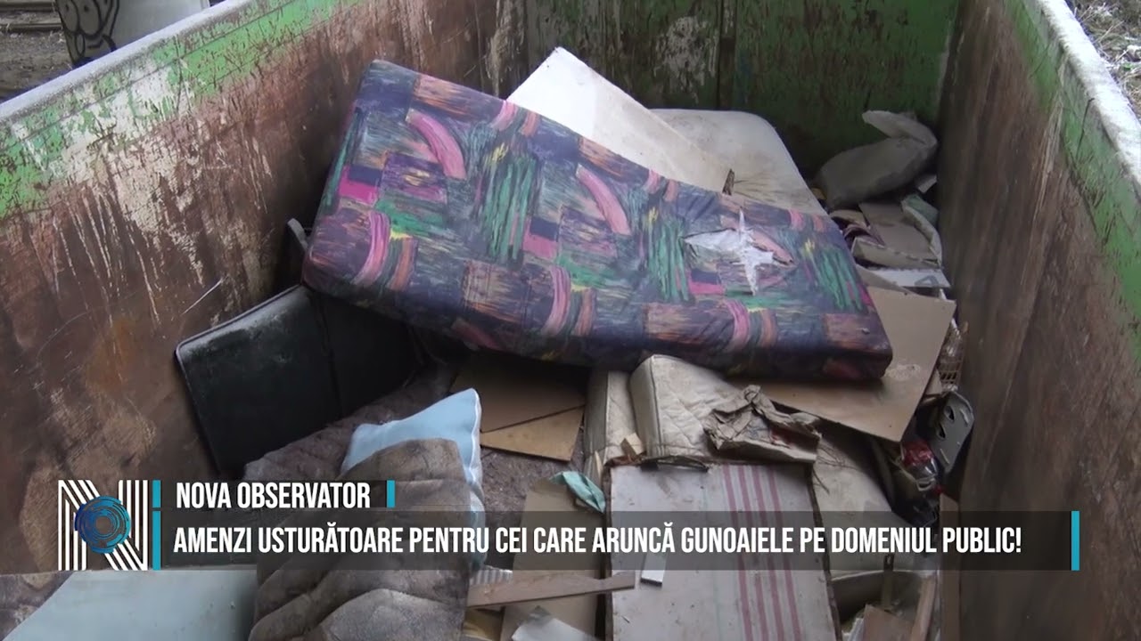 Amenzi usturătoare pentru cei care aruncă gunoaiele pe domeniul public! Amenzi usturătoare pentru cei care aruncă gunoaiele pe domeniul public!