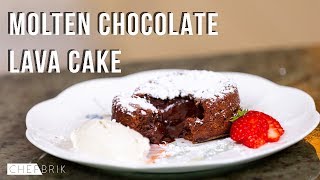 Chocolate molten lava cake -