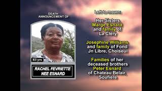 Rachel Fevriette nee Esnard long