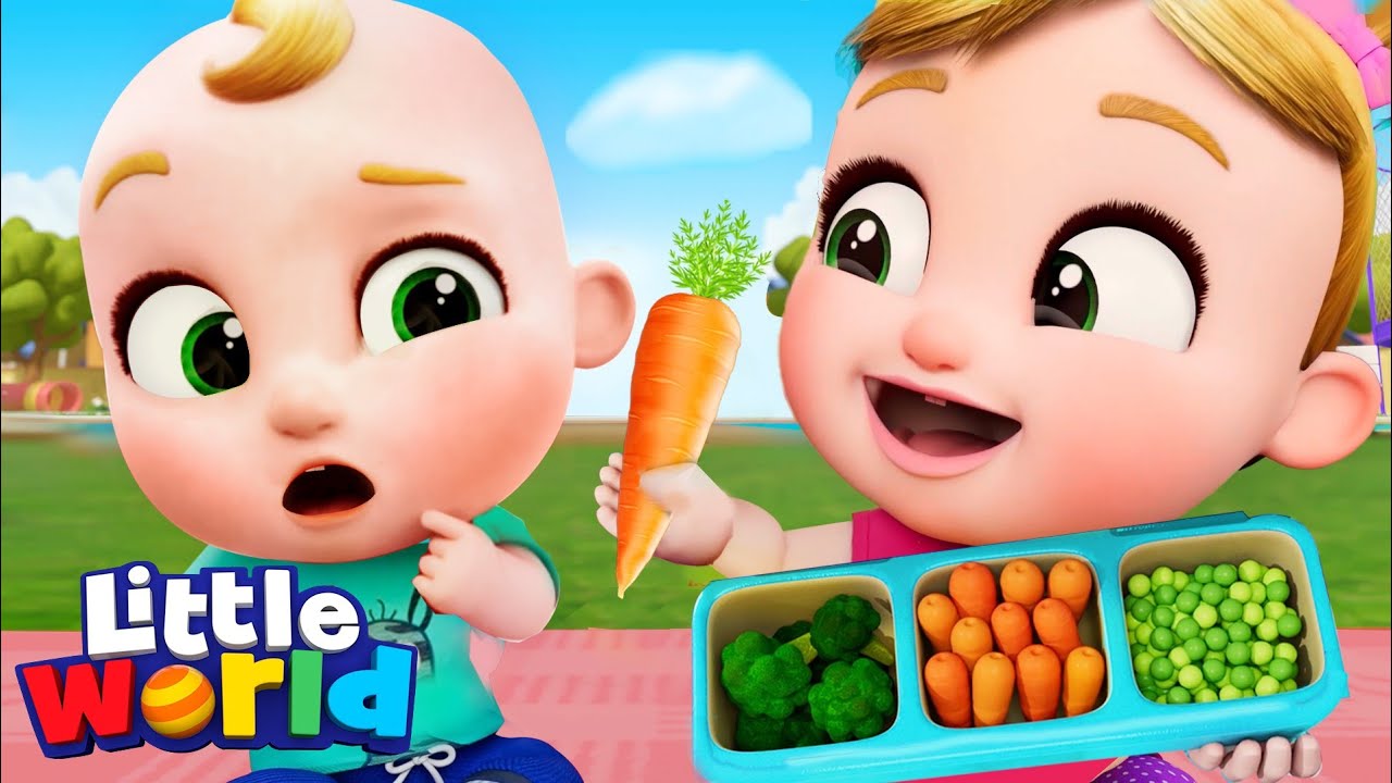 Yes Yes Yummy Vegetables Song | Kids Songs & Nursery Rhymes by Little World