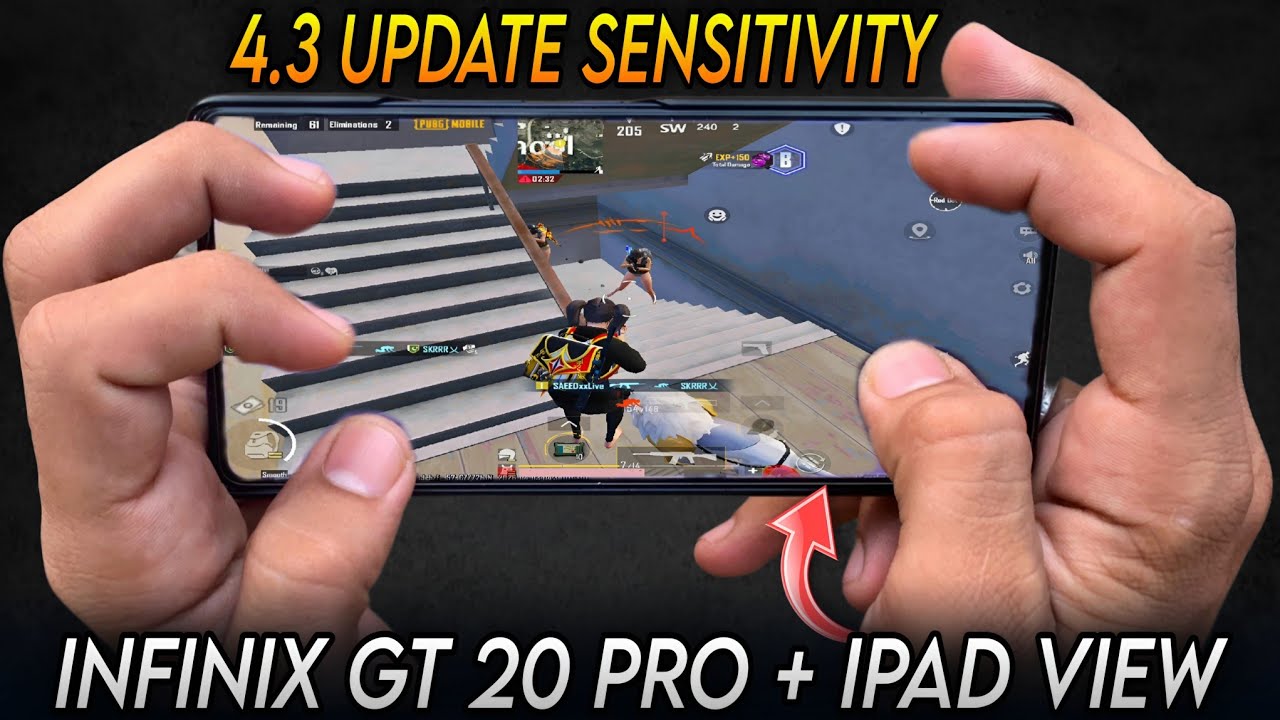 Control Infinix 4.3 UPDATE BEST SENSITIVITY & FIVE FINGERS CONTROL 🥶 INFINIX GT 20 PRO ...