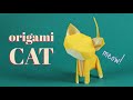 How to make an origami Little Cat (Tadashi Mori)