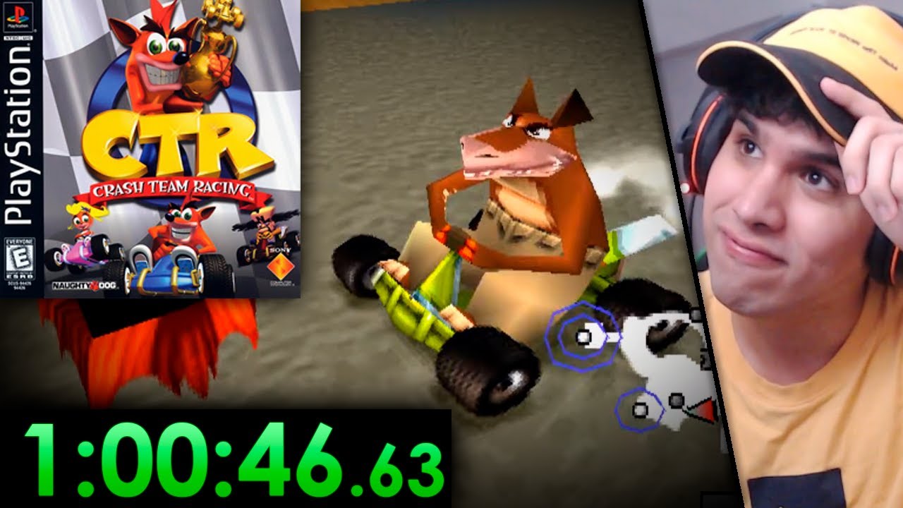 MI PRIMER SPEEDRUN de Crash Team Racing SIN ATAJOS GLITCH