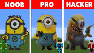 NOOB VS PRO VS HACKER Minecraft Pixel art✨