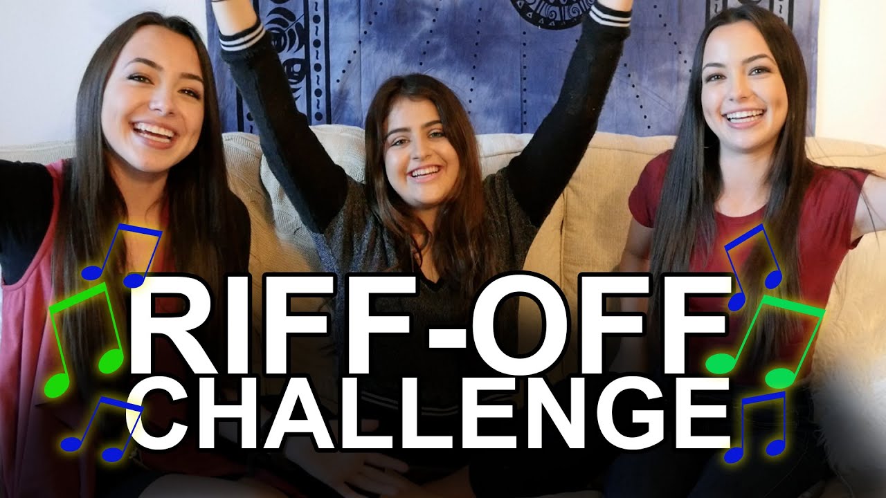 Riff Off Challenge Merrell Twins Ft Lauren Giraldo Youtube