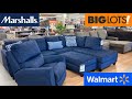 MARSHALLS BIG LOTS WALMART FURNITURE SOFAS ARMCHAIRS TABLES SHOP WITH ME SHOPPING STORE WALK THROUGH