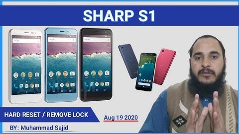 How To Hard Reset Sharp s1 / Remove Screen Lock