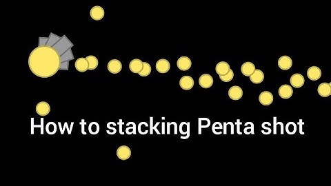 Diep.io how to stacking Penta shot/다이피오 펜타샷 스태킹 하는 방법
