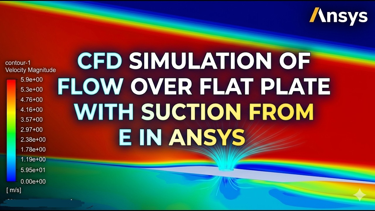 CFD Simulation of flow over plate with suction in Ansys | Boundary ...