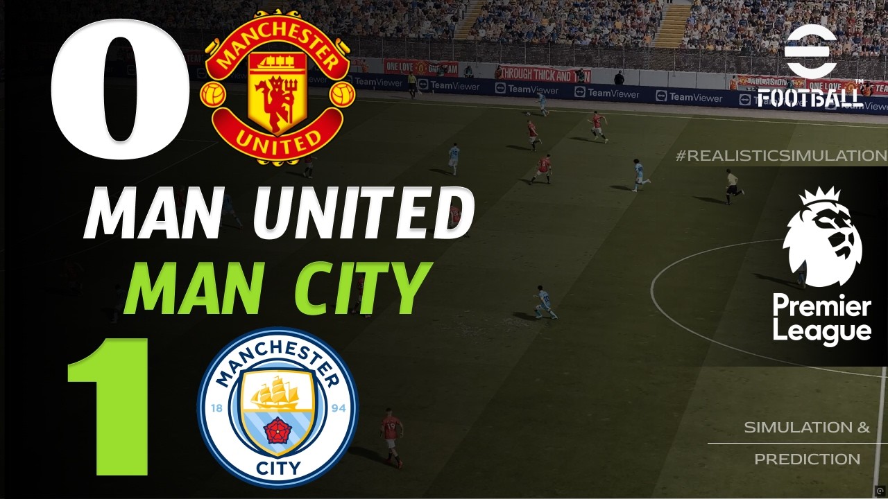 🔴 Manchester United vs Manchester City 0-1 | HIGHLIGHTS | Premier League 2026 – eFootball Simulation