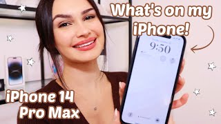 what&#39;s on my iphone 14 pro max | simple &amp; aesthetic 🤍
