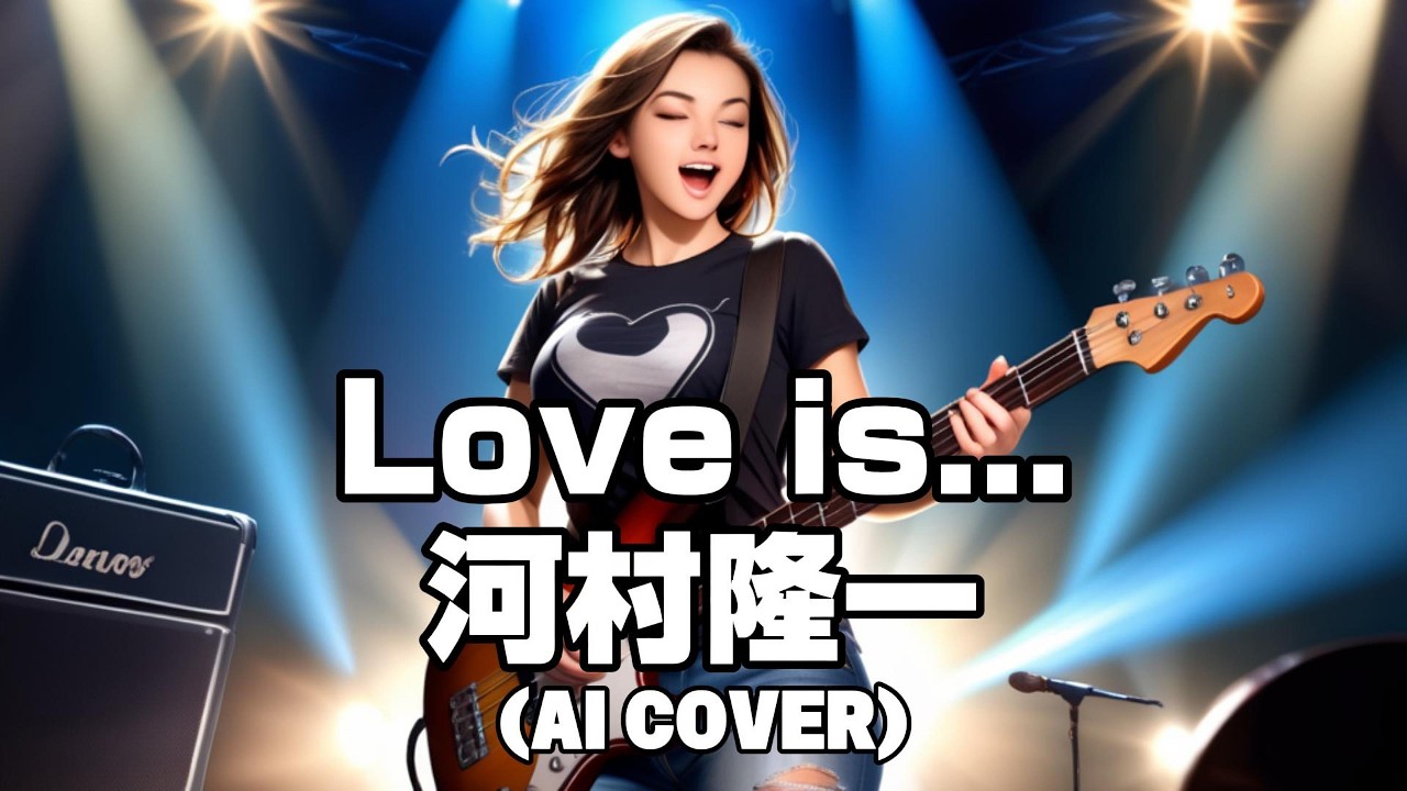 【Alterna Rock ver.】Love is... / 河村隆一 (Ryuichi Kawamura) (Female Vocal AI Cover)