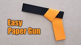 Kağittan Ateş Eden Ori̇gami̇ Si̇lahi Nasil Yapilir Easy Tutorial For Beginners