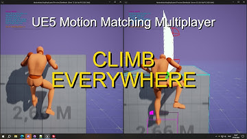 UE5- Motion Matching CLIMB EVERYWHERE!!
