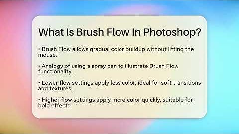 What Is Brush Flow In Photoshop? - Graphic Design Nerd