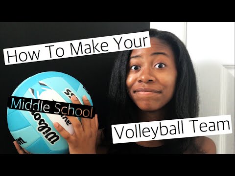 Hoe u uw Middle School Volleybal Team - tryout tips / do's en don'ts