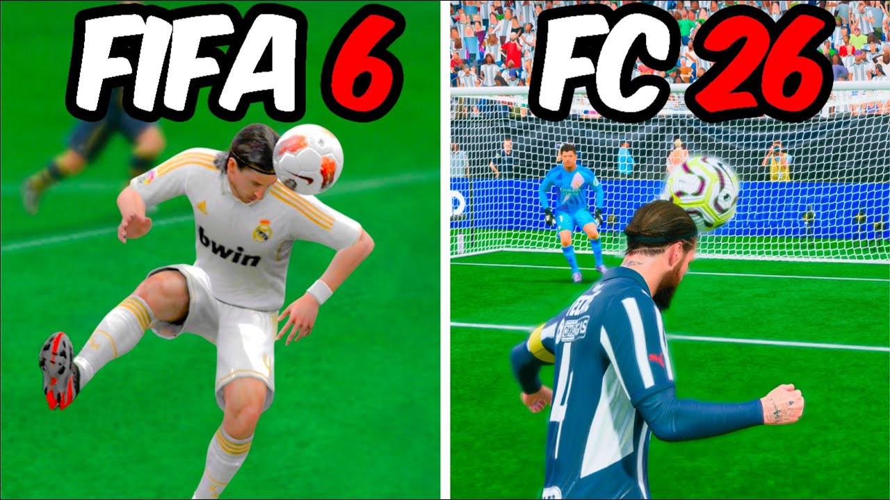 ¡JUEGO CON SERGIO RAMOS en CADA FIFA!